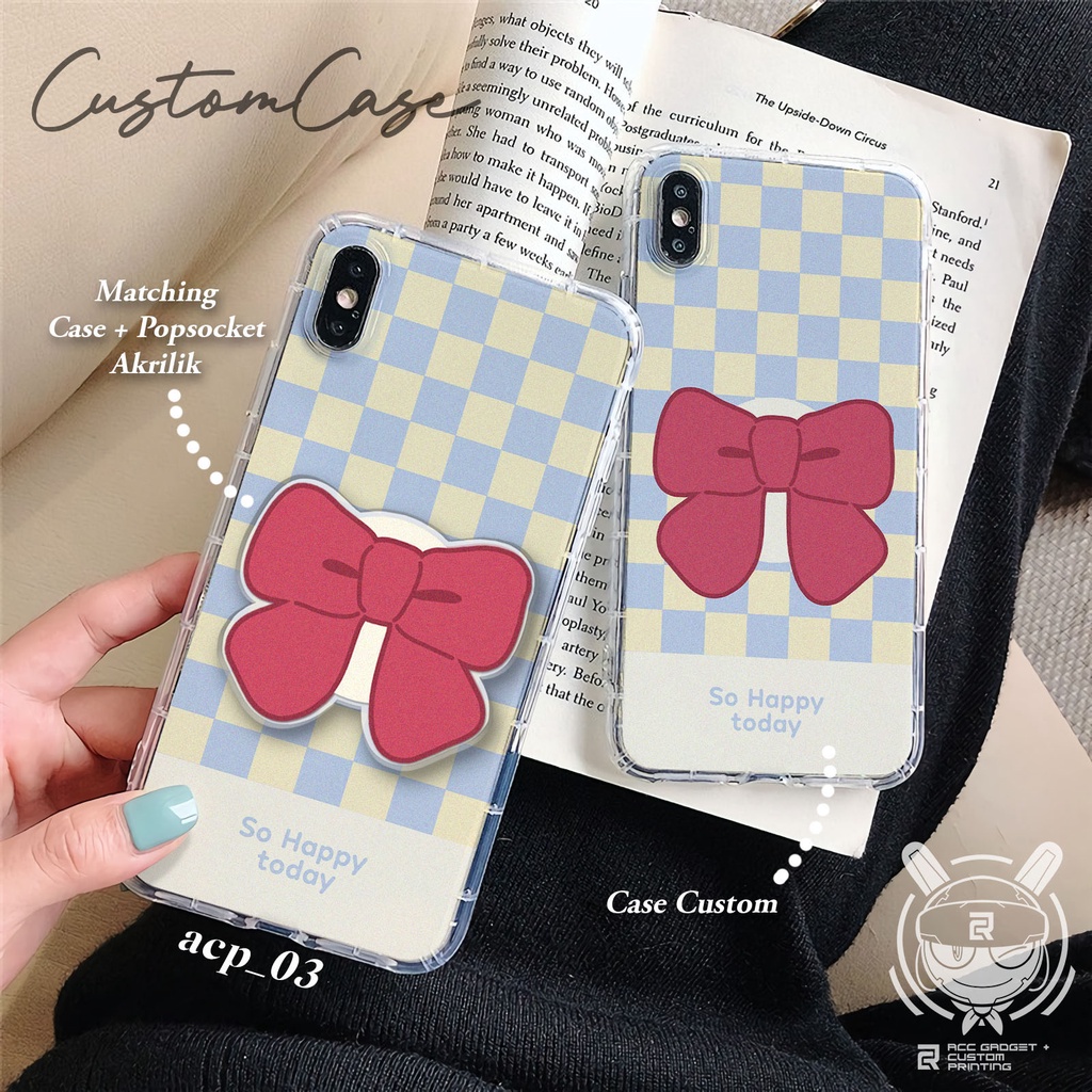 CASE CUSTOM DESIGN CUTE KOREAN AESTHETIC SERIES CASING SOFTCASE CLEARCASE / ANTICRACK / BLACKMATTE/ 