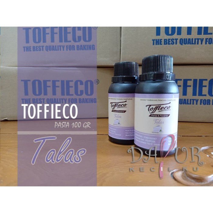 

ORIGINAL MURAH Perisa / Pasta Talas / Taro Toffieco 100 gr