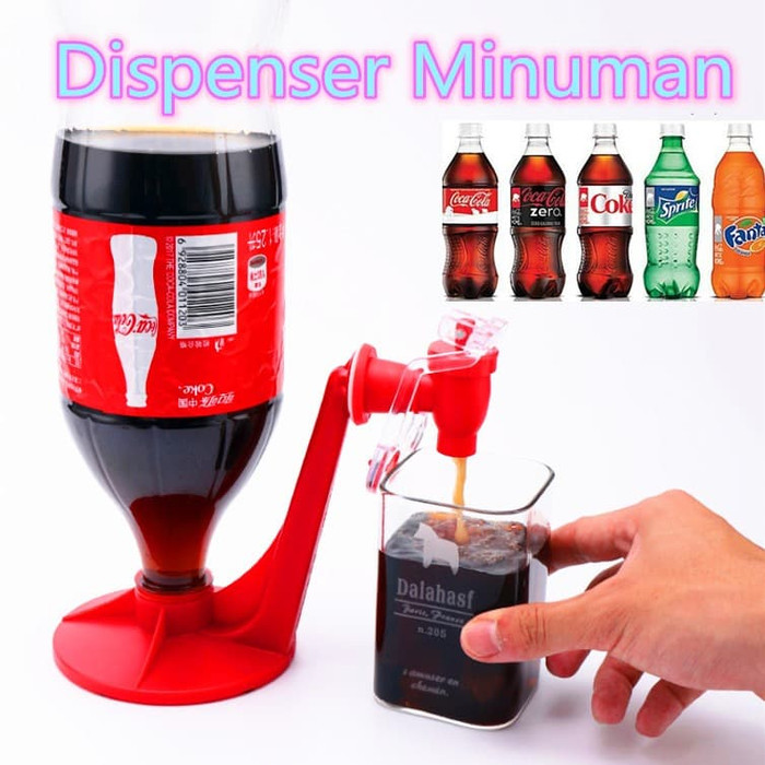 

uyTS54D Fizz Saver Soda Coke Dispenser Coca Cola Water Minuman Kran Botol D5Sbtc