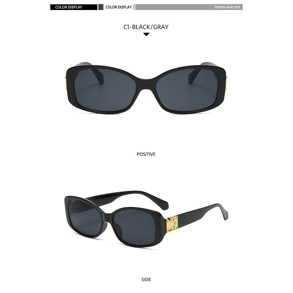 2021 new fashion ins oval European and American retro sunglasses