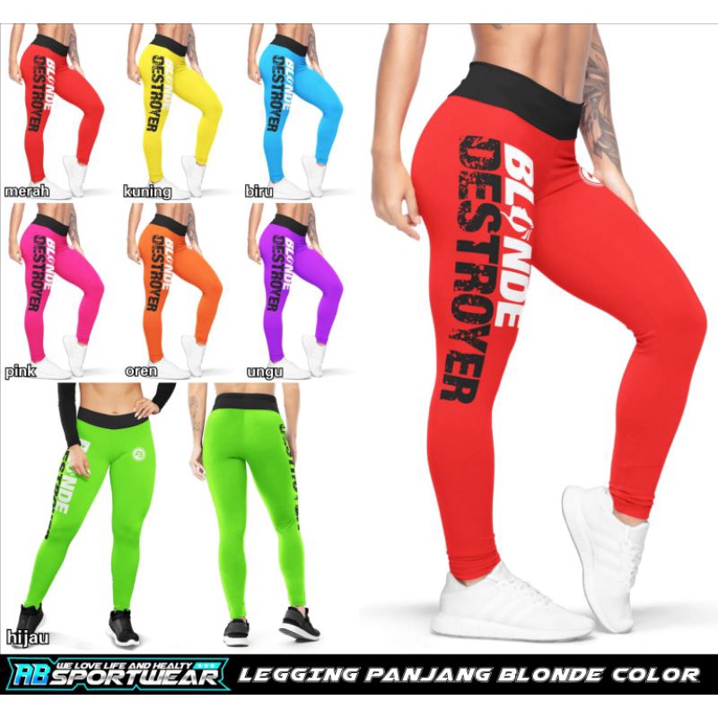 Legging Panjang Blonde Color AB Sportwear