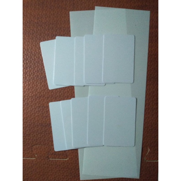 

Bahan ID Card PVC Plong untuk inkjet | 10 Id Card Bolak Balik