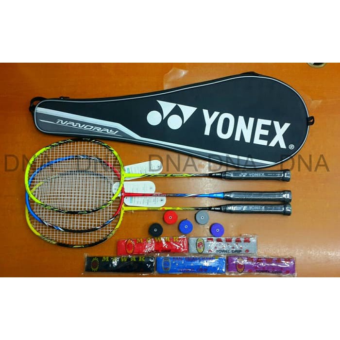 Raket Badminton Yonex Import (Senar + Tas + Grip) 
