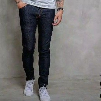 Celana Jeans Hitam Garment Skinny Jeans Stretch Black Garment Pria