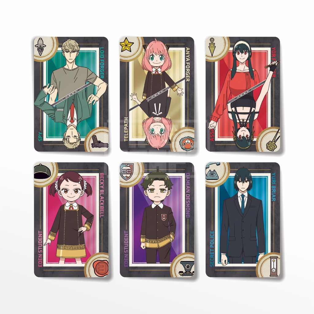 Photocard Karakter Anime SPY x FAMILY (Ver. 1)