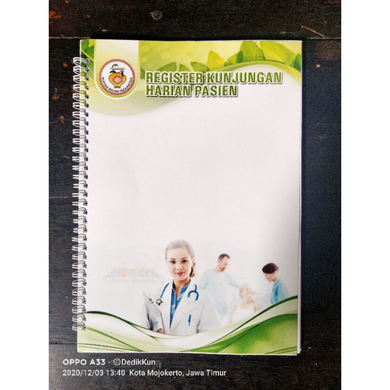 BUKU REGISTER KUNJUNGAN PASIEN HARIAN