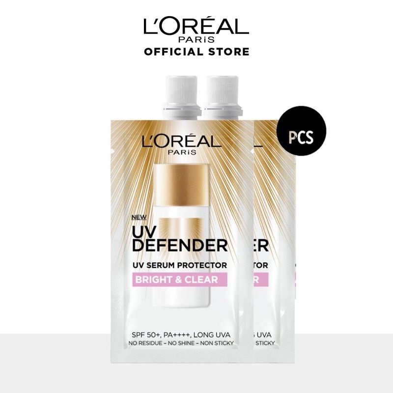 LOREAL PARIS UV DEFENDER UV SERUM PROTECTOR SPF 50+ SACHET