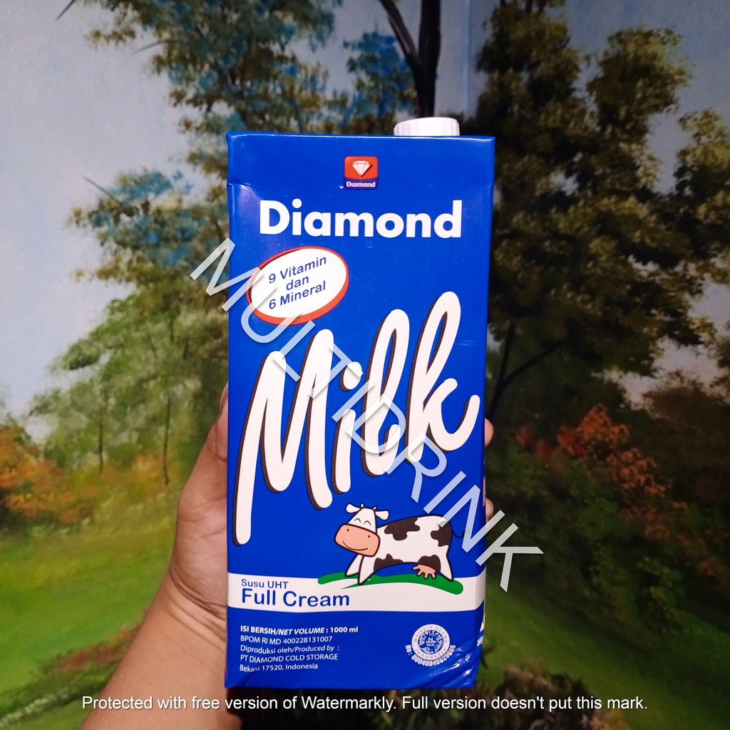 

Susu diamond full cream UHT