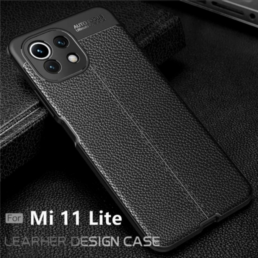 Casing Xiaomi Mi 11 Lite Softcase Autofocus Leather Case Xiaomi Mi 11 Lite