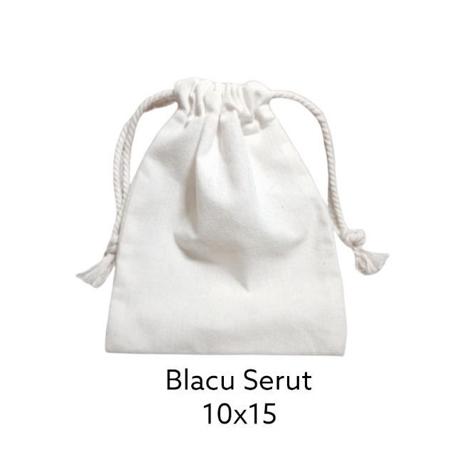 POUCH SERUT BLACU 10X15 POLOS/KANTONG SERUT MURAH BELACU/KANTUNG SERUT BELAJU/SUVENIR POUCH SERUT