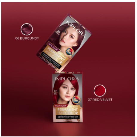 Skinhouseid Implora Hair Color Permanent 30ML Pewarna Cat Rambut Tahan Lama Original BPOM