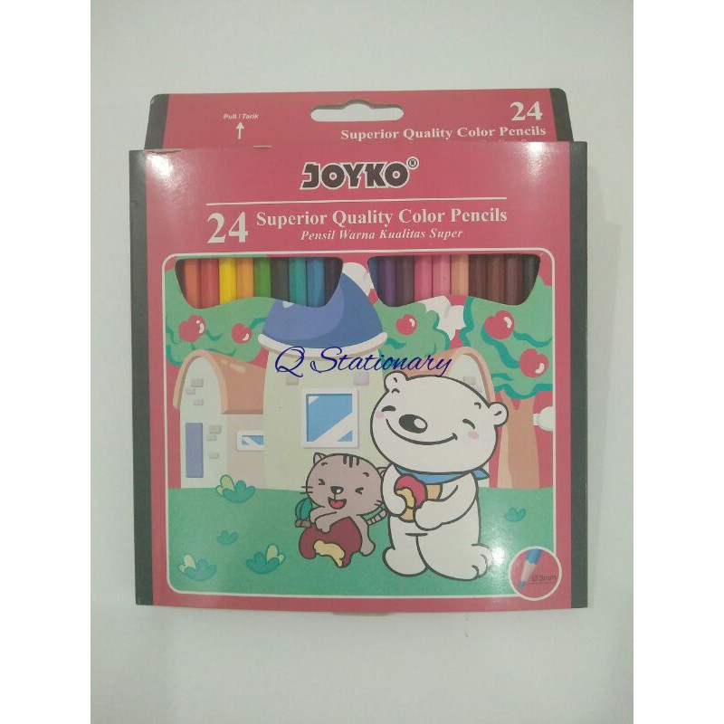 

Pensil warna Joyko 24 warna