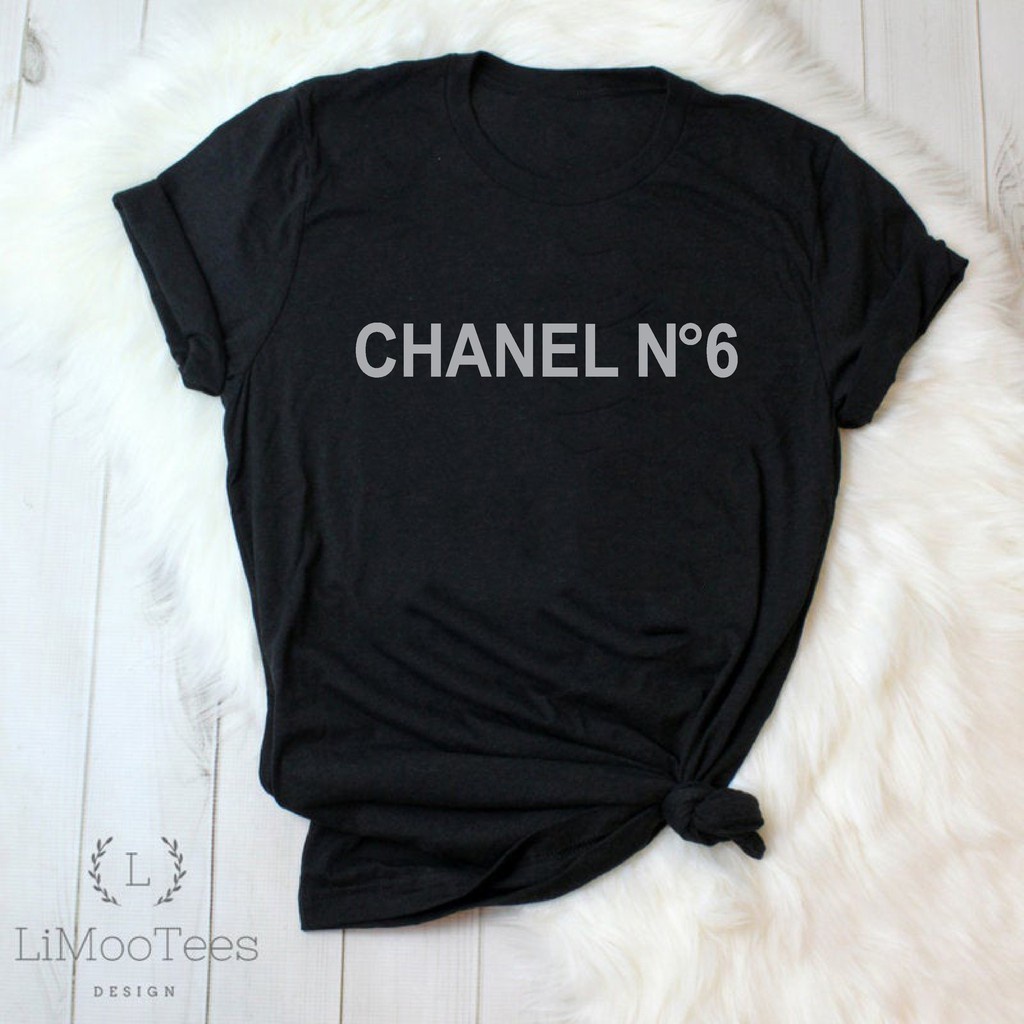 KAOS PRIA DISTRO MOTIF "CHANEL N6" ATASAN PRIA#57