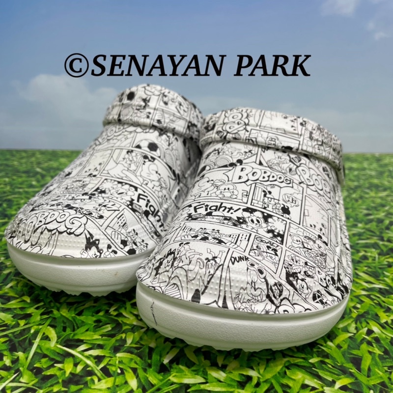 Sandal Kodok Laki Laki Perempuan/ Sendal crocs Comic / freestyle New Arrival By Sen