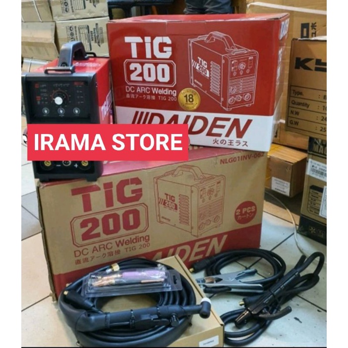 MESIN LAS ARGON DAIDEN TIG 200 PULSE / TRAFO LAS ARGON DAIDEN TIGI TIG