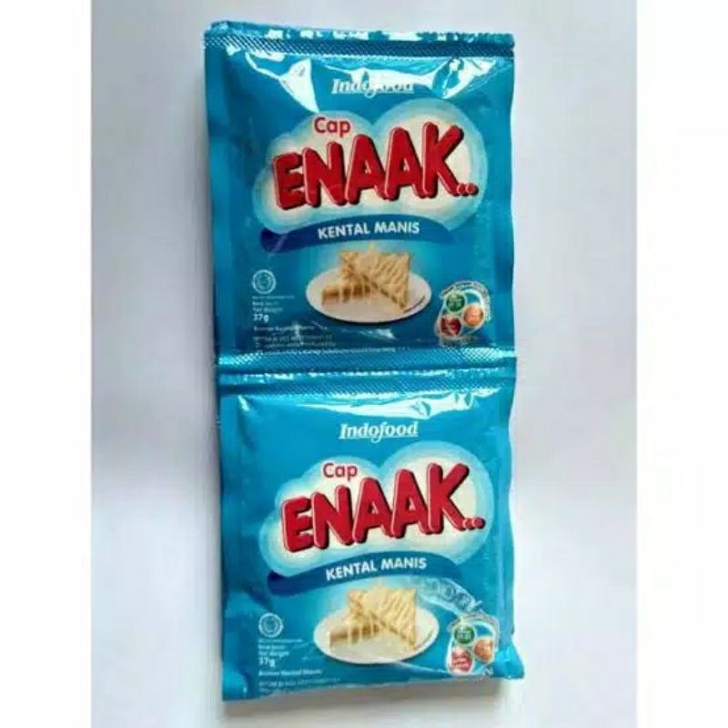 Susu Kental Manis Enak Putih &amp; coklat Sachet