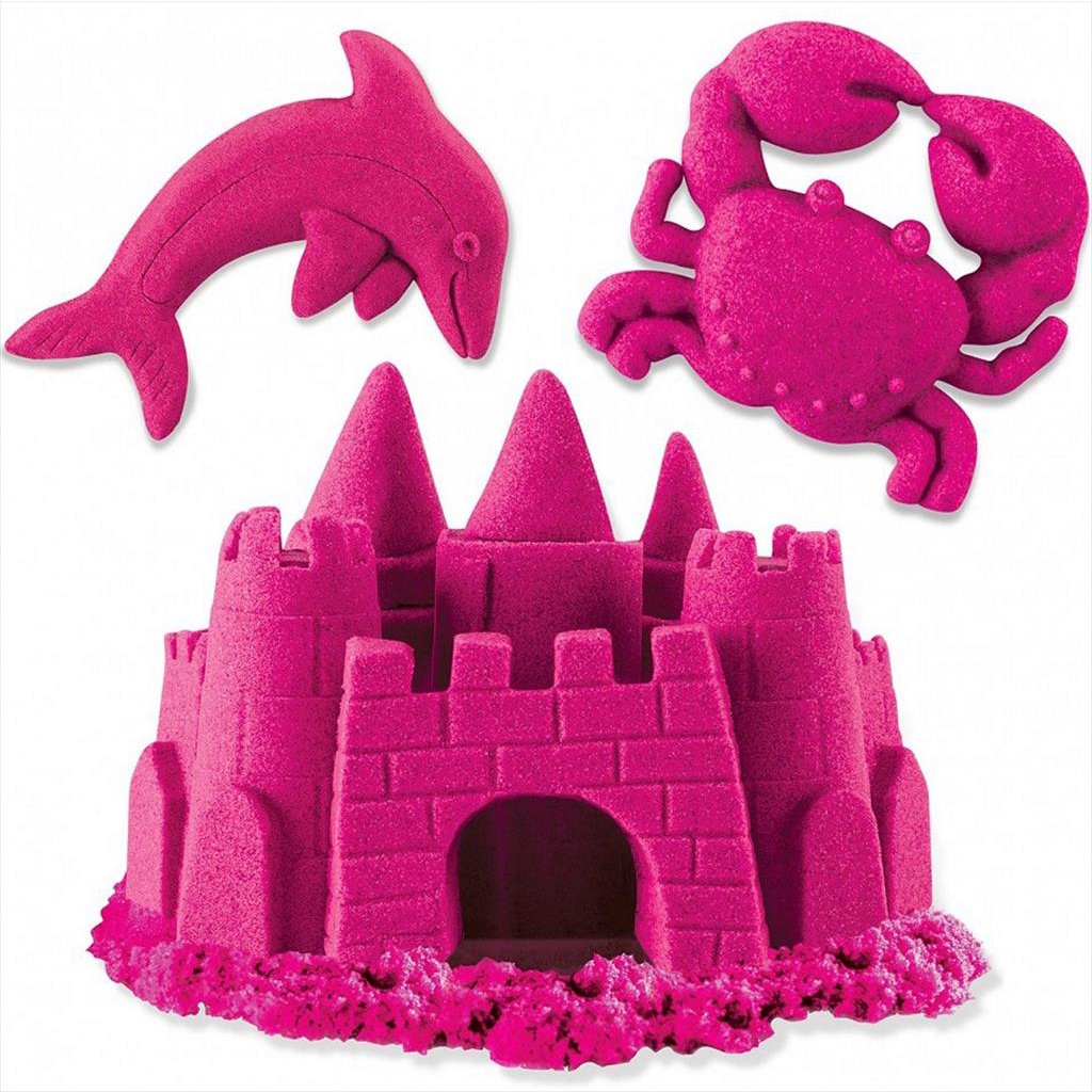 Kinetic Sand 6033332 Box Neon Pink 227 gr Mainan Pasir Spin Master