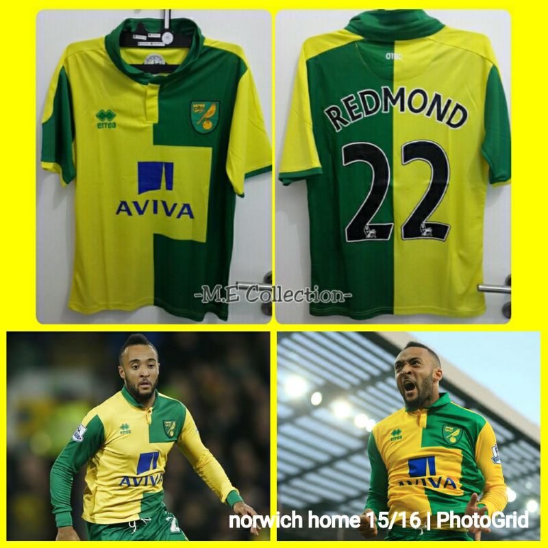 JERSEY NORWICH CITY 2015/2016 REDMOND 22