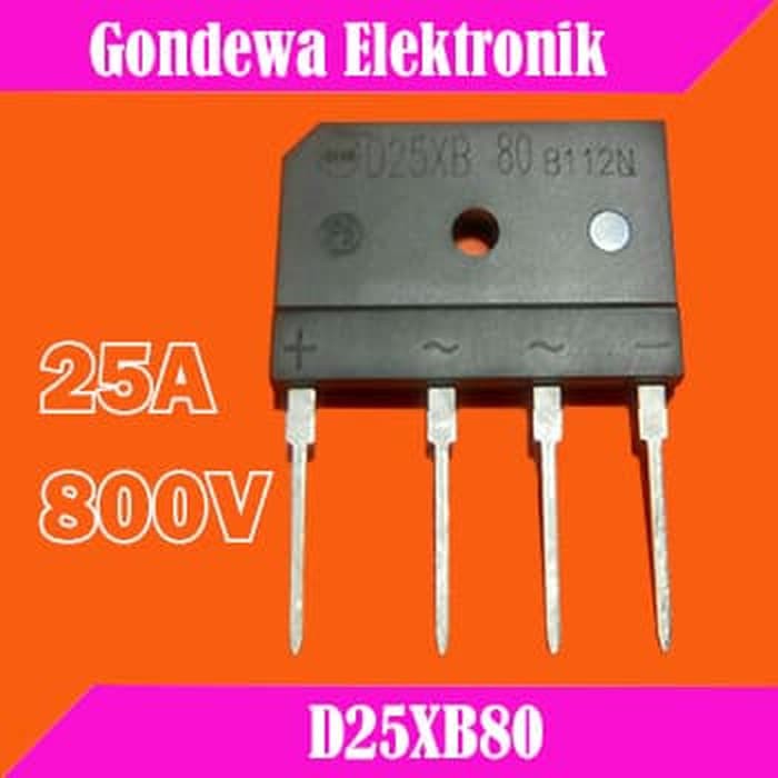 D25XB80 dioda bridge 25A 800V