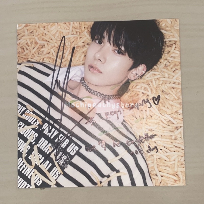 enhypen signed paper