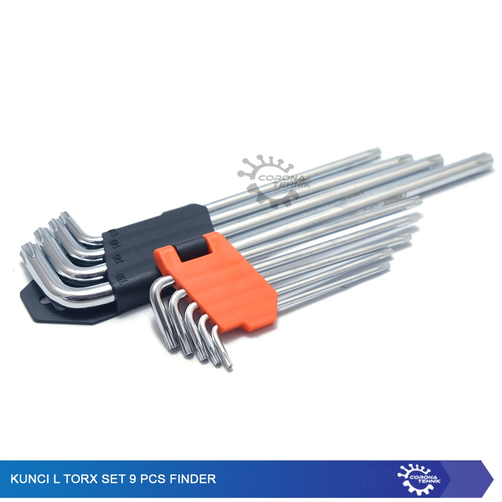 Finder - Kunci L Torx Set 9 Pcs