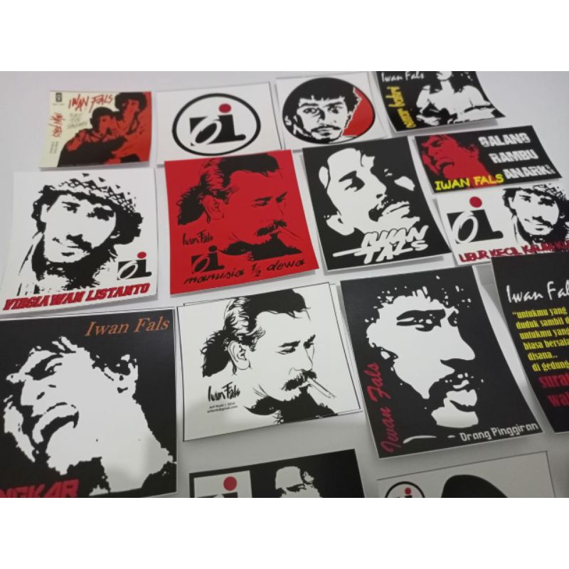 Iwan Fals merchandise Stiker Kendaraan bermotor Dll