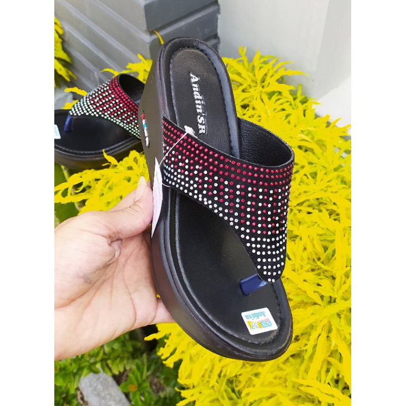 SANDAL WEDGES WANITA JAPIT ANDIN SR 01 SIZE 37-40