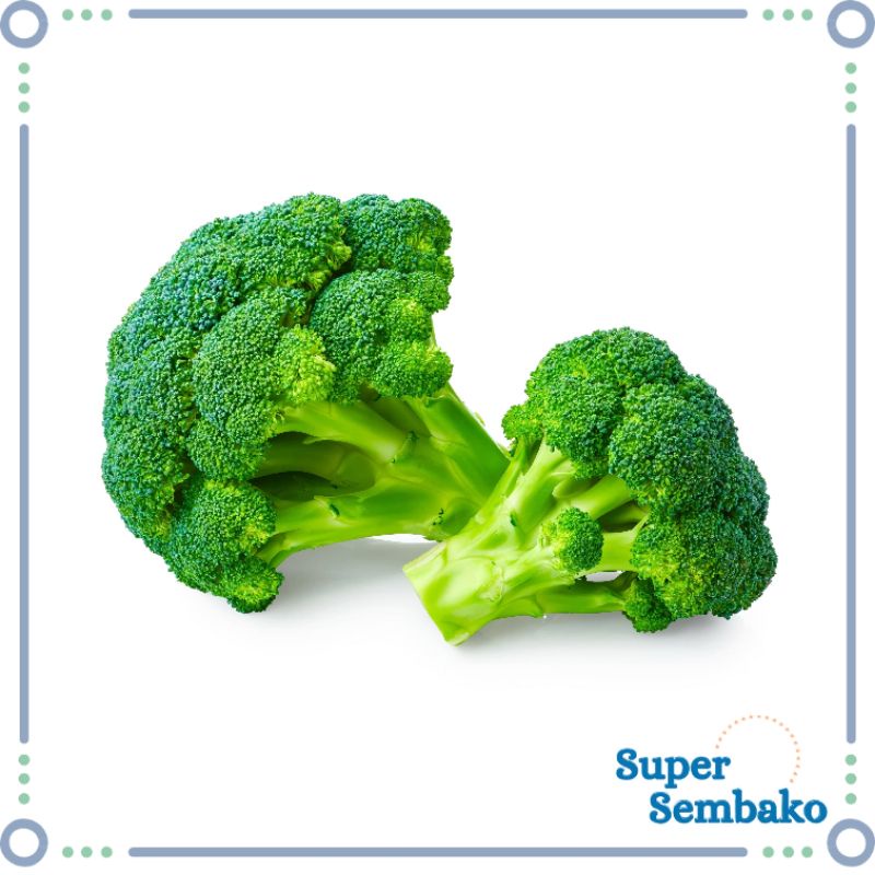 SAYUR KEMBANG KOL BROKOLI / BROCOLI / BROCCOLI SEGAR FRESH BERKUALITAS SUPER SEMBAKO MAKASSAR