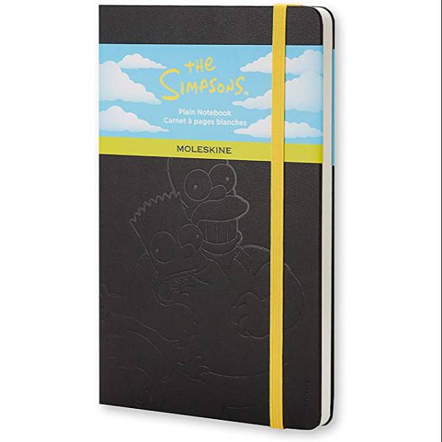 

Moleskine The Simpsons Plain Notebook Limited Edition - Homer and Bart