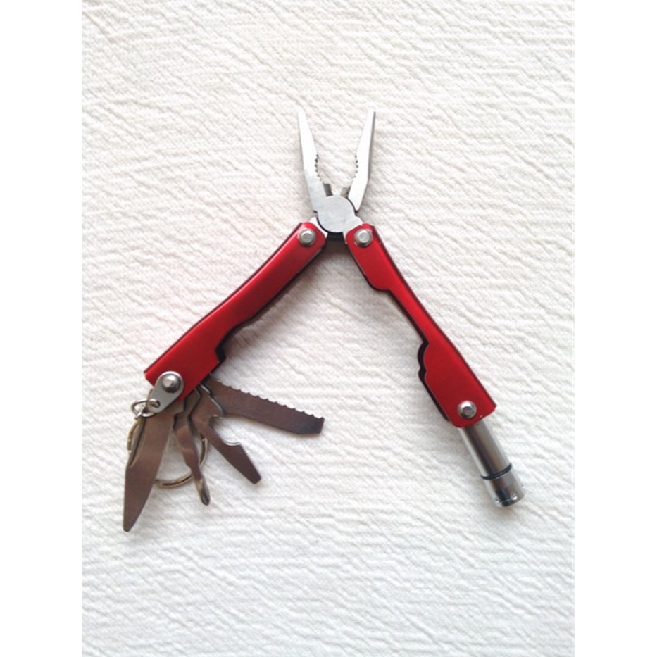 Dijual Tang Mini Lipat + Senter Multifungsi