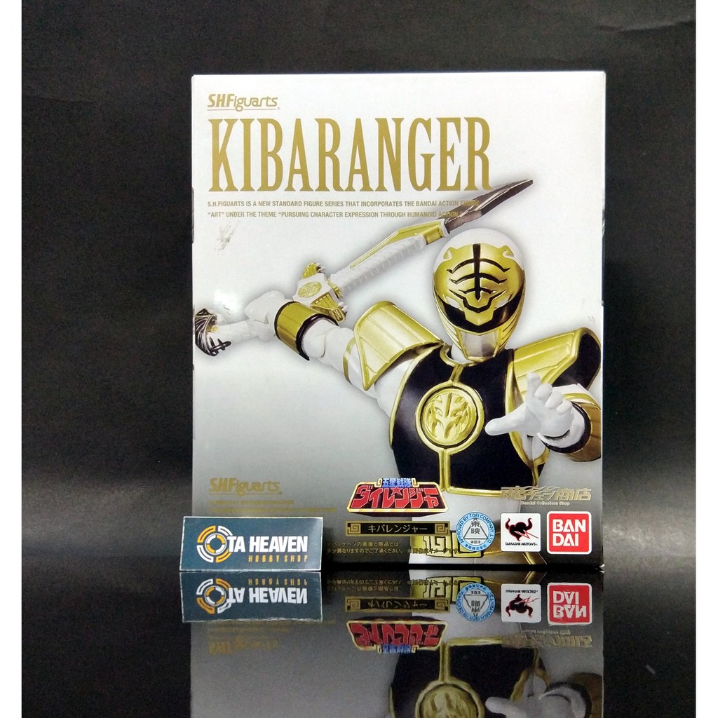 BANDAI SHF Kiba Ranger -Zyu Ranger - Power Ranger - White Ranger