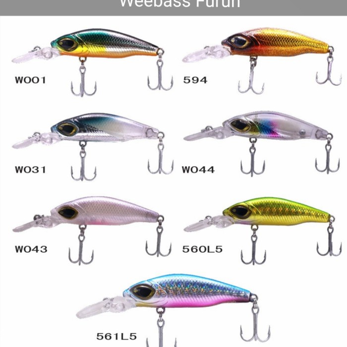 Minnow Floating Lure Weebass Furun Anammarif