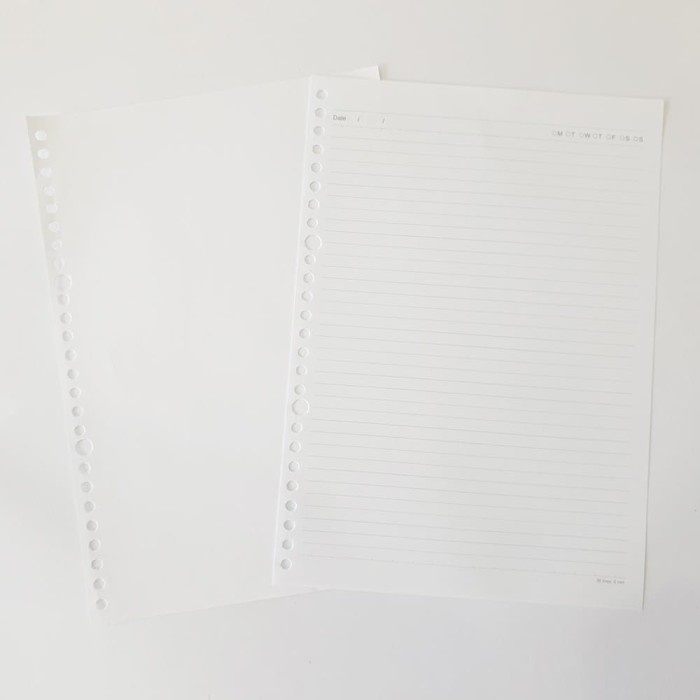 

kertas- hvs loose leaf b5 (polos) kertas binder/ isi notes - 50 lbr -kertas.