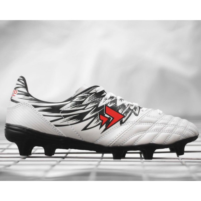 sepatu bola dewasa original sevspo kempo NL garuda series outsole copa - Putih hitam, 39