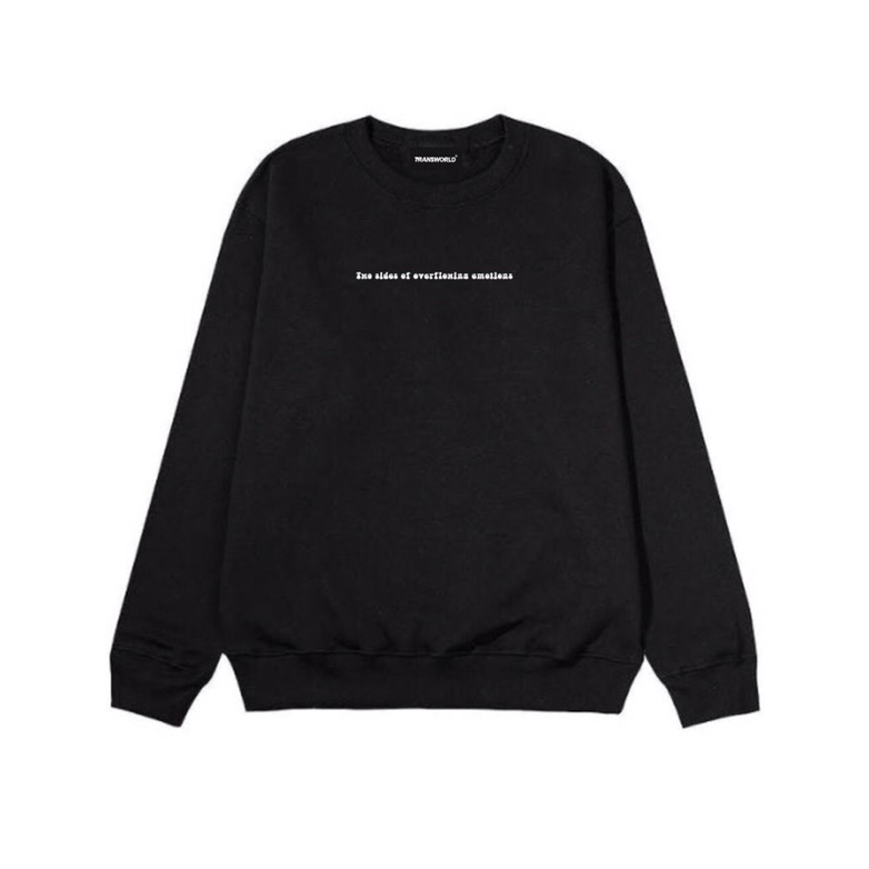 CREWNECK TRANSWORLD EMOTION BLACK