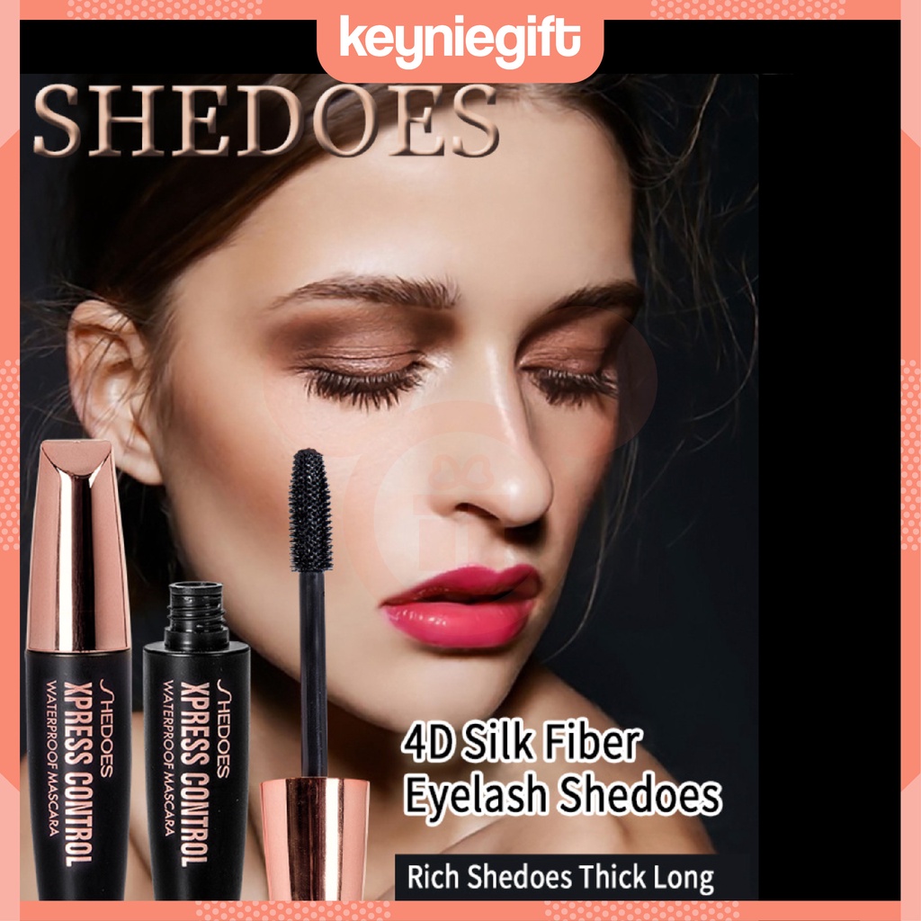 Shedoes Xpress Volume Mascara Waterproof Rosegold Tube Maskara Bulu Mata She Does SD001