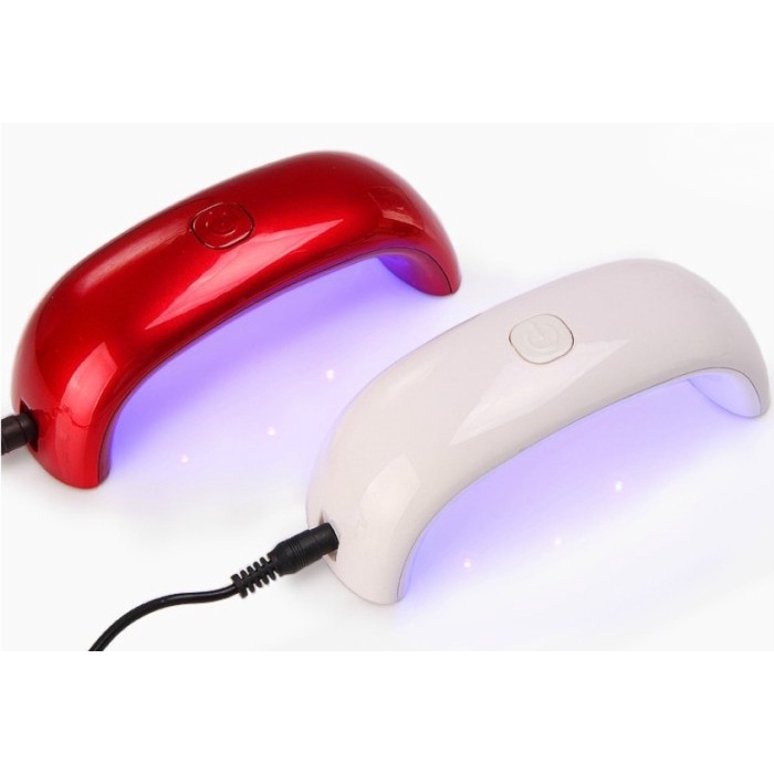 Pengering Kutek Kuku Mini LED Nail Lamp Rainbow Light Therapy Armor