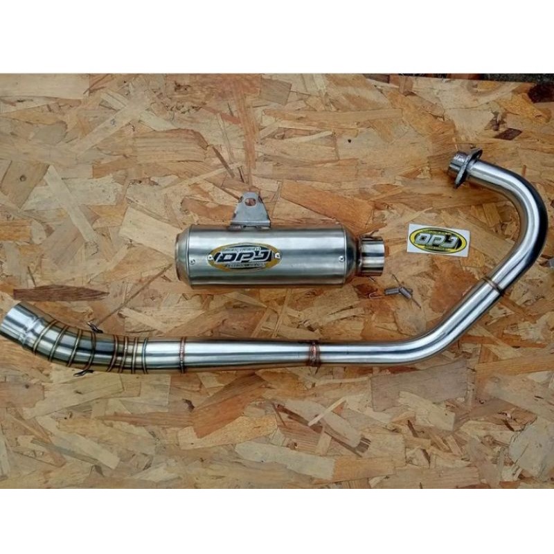 termurah terlaris terbaru knalpot racing dpj kompetisi bulat 20 cm model gp1 gp 1 leher paten bukan 