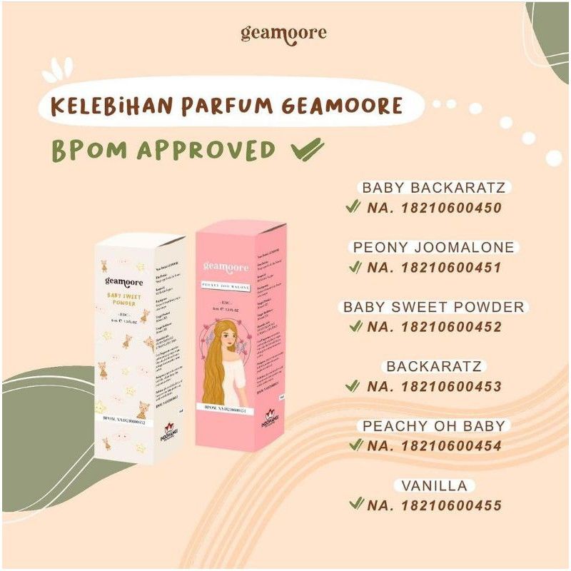 PARFUM GEAMOORE ROLL ON BPOM NON ALKOHOL 6ml