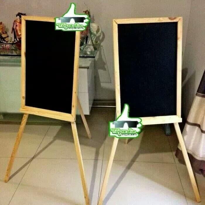 

Papan Tulis Kapur Blackboard 90X60Cm Plus Tripod 059