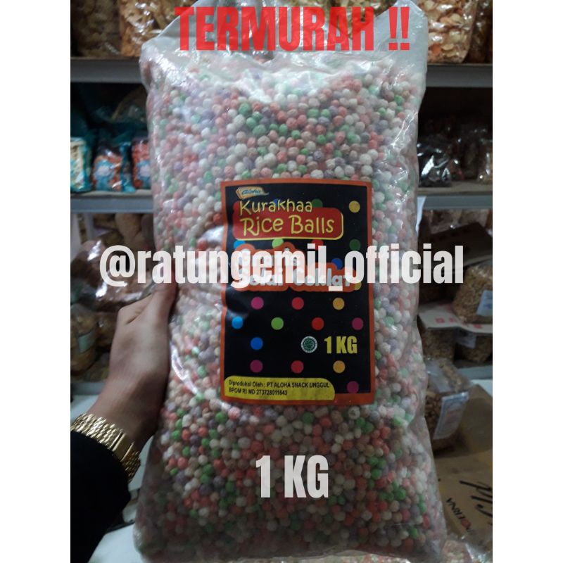 NYAM NYAM RICE BALL 1KG/ CEMILAN TERMURAH