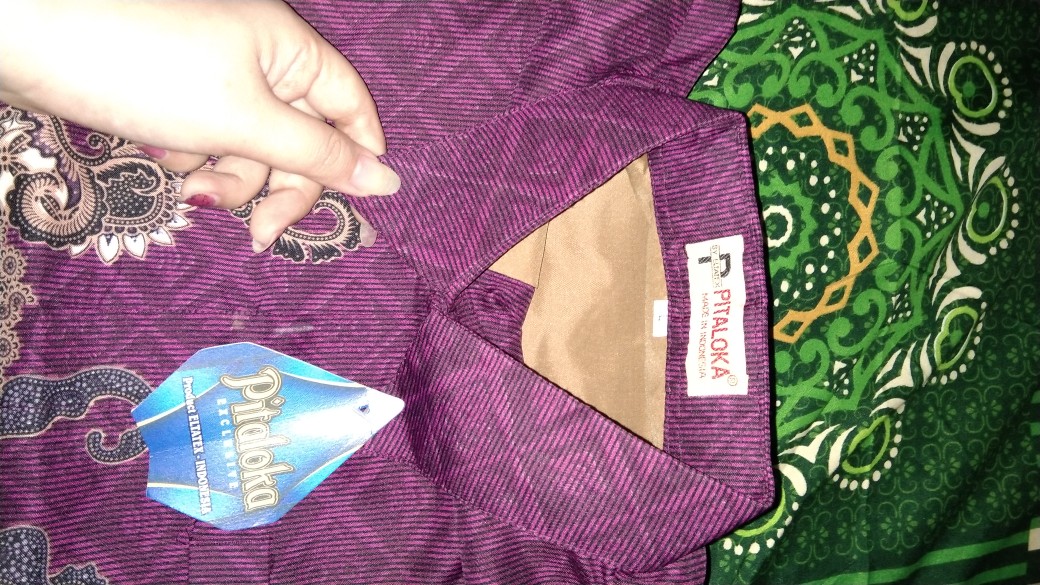 Kemeja Batik Pria Semi Sutra Sanwoz Puring Istimewa