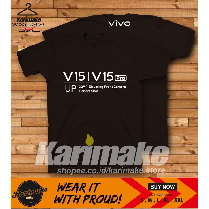 Tshirt Kaos Baju Gagdet Vivo V15 | V15 Pro Kaos Handphone