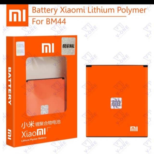 BATERAI BATRE BATTERY ORIGINAL 100 XIAOMI BM44 UNTUK XIAOMI REDMI 2