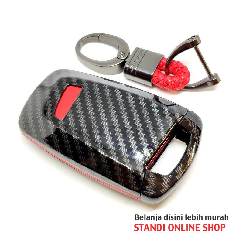 Cover Smartkey Sarung Kunci Remote BMW Seri 3 5 7 F Series Merah