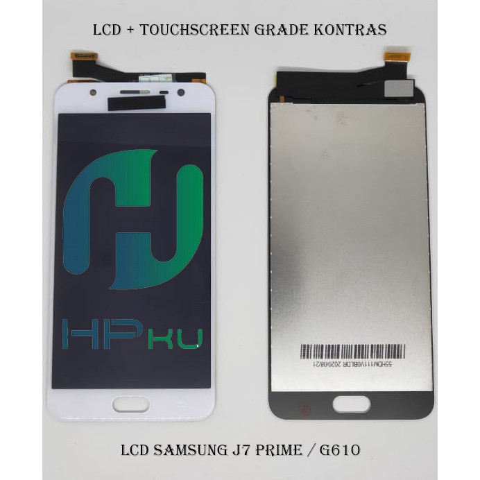 LCD TOUCHSCREEN FULLSET SAMSUNG J7 PRIME / G611 COMPLETE 1 SET BISA KONTRAS GRADE ORI OEM