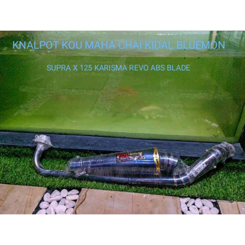 Knalpot kou maha chai kidal buemon supra x 125 karisma revo abs Blade