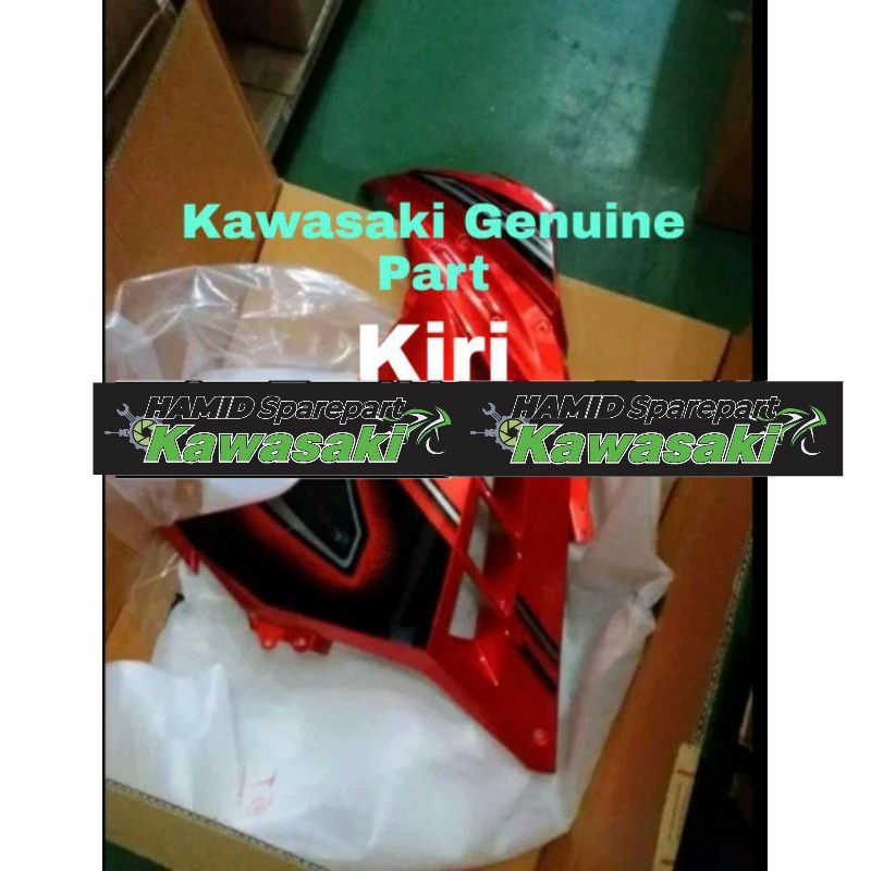 Fairing kiri ninja 250 Fi lama abs orange original 100 persen ori