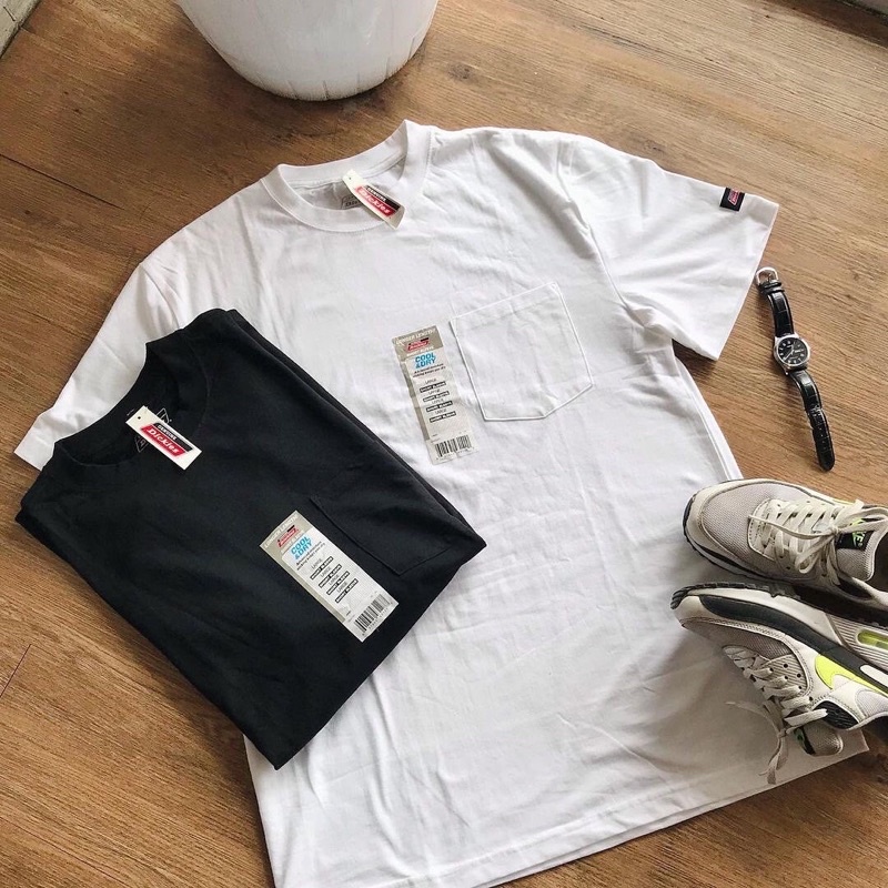 Kaos Polos Pocket Dickies Oversize Original