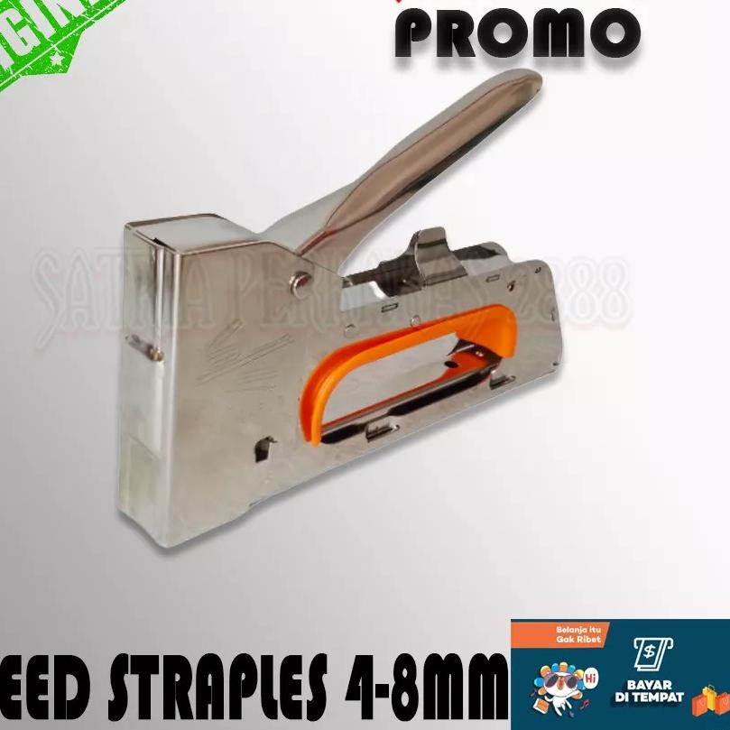 

Klik Beli FREED Stapler Tembak / Cekrekan / Stepler Motor / Pengokot / Hekter Gun Tacker / Staples Sofa, Staples Jok ;